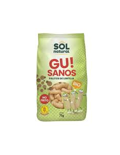 Pack 12 Gusanitos Lenteja Bio 75g Solnatural Saludables