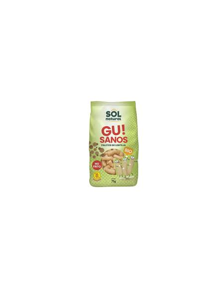 Pack 12 Uds. Gusanitos Gu Sanos! De Lenteja Bio 75 g  de Solnatural