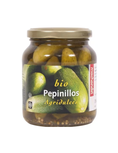 Pack 6 Pepinillos Agridulces Bio 350 g Machandel Pequeño