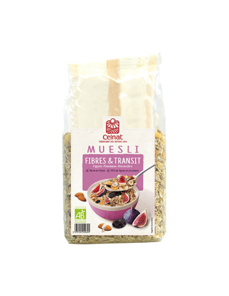 Muesli Fibras e Trânsito 375 gramas Bio de Celnat