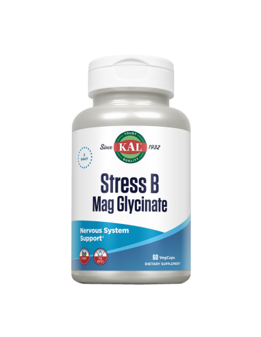 Stres B Mag Glycinate 60Cap.Veg. de Solaray