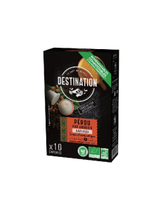 Cápsulas Biodegradables Pur Arábica Perú Bio 10x5,5g