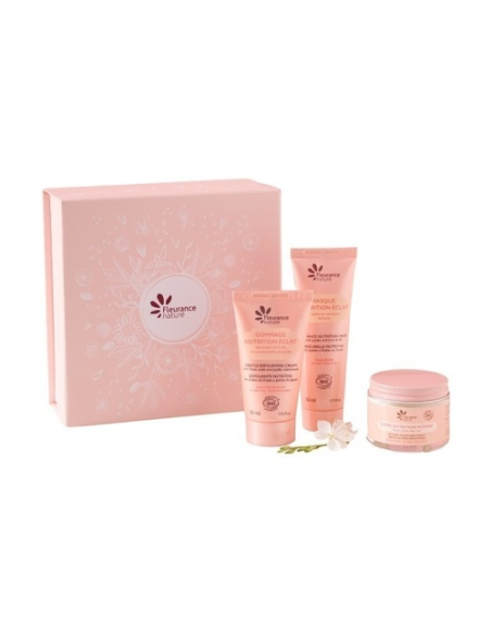 Cofre Nutrición Intensa Fleurance Nature: Crema, Mascarilla y Exfoliante
