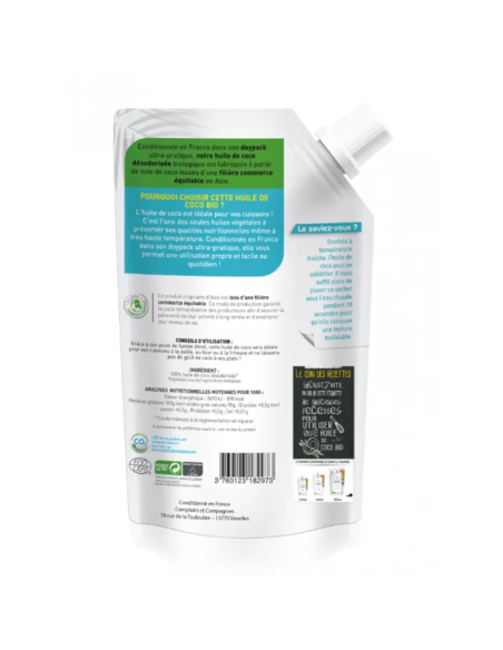 Aceite de Coco Virgen Ecológico 250ml - Perle De Coco