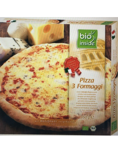 Pizza Tres Quesos Bio 350g | Sabor Natural y Saludable