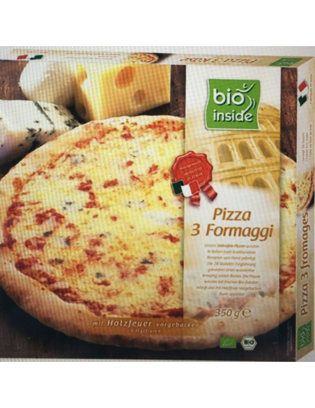 Pizza Tres Quesos Bio 350g | Sabor Natural y Saludable