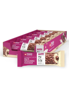 Creamy Core Bars Chocolate Negro y Coco 45g x12 Maxinutrition