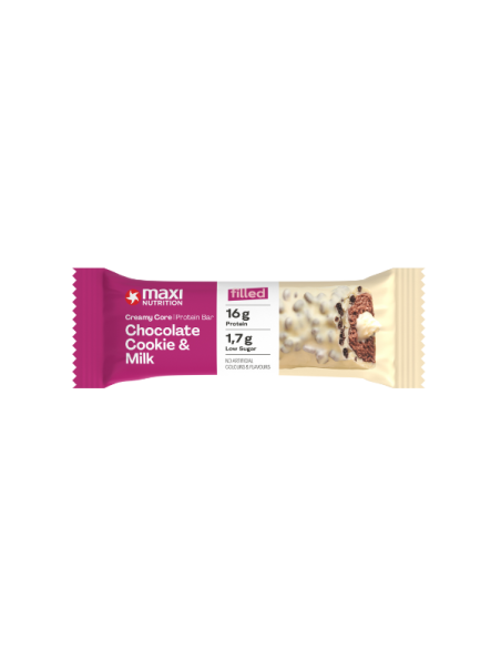 Creamy Core Bars Chocolate Cookie 45g x12 - Maxinutrition