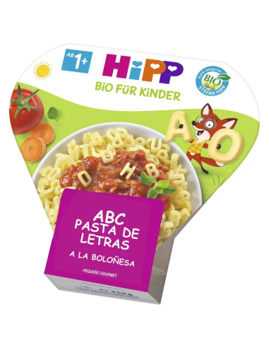 Pack 6 Uds Pasta Letras Boloñesa Bio Hipp 250 g