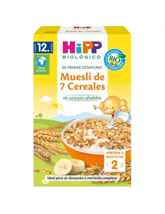 Pack 6 Muesli 7 Cereales Bio Hipp 200g - Natural y Saludable