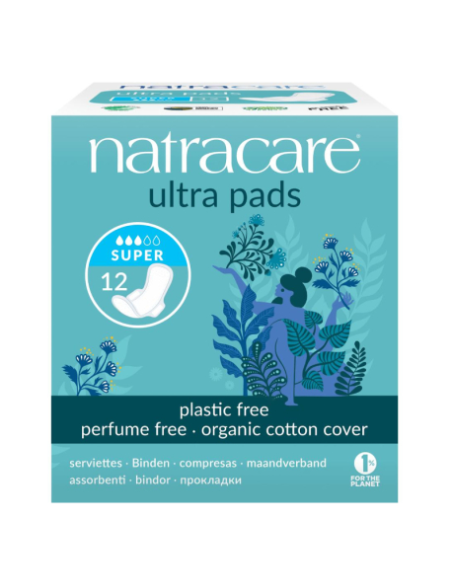 Pack 12 Uds Compresa Super Natracare 12 unidades ecológicas