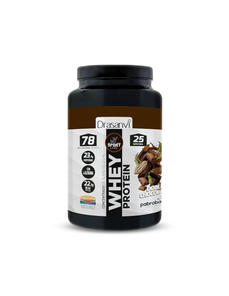 Whey Protein Concentrada Doble Chocolate 1450G Sport Live Drasanvi