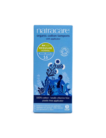 Pack 12 Tampón Regular con Aplicador Natracare 16/u