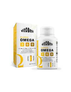 Super Omega 3-6-9 1200 mg 90 Perlas de Vbyotics