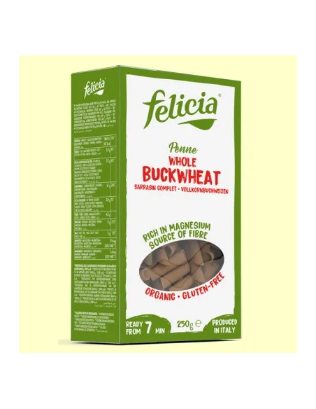 Macarrones Integrales de Trigo Sarraceno Bio 250g Felicia