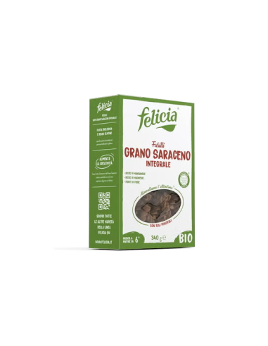 Fusilli Integral de Trigo Sarraceno Bio 250g Felicia Sg
