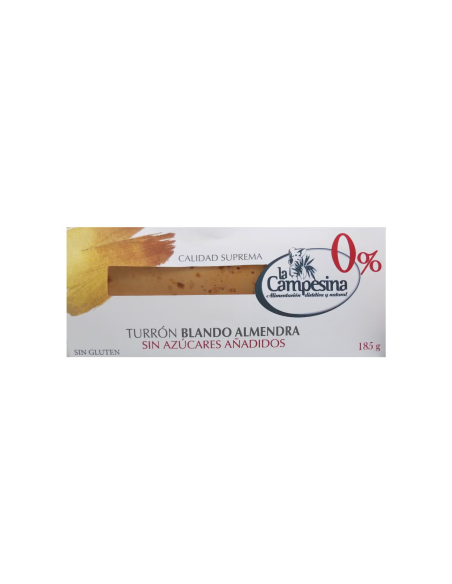 Turron Almendra Blando Jijona 185 Gr Sg S/A de La Campesina