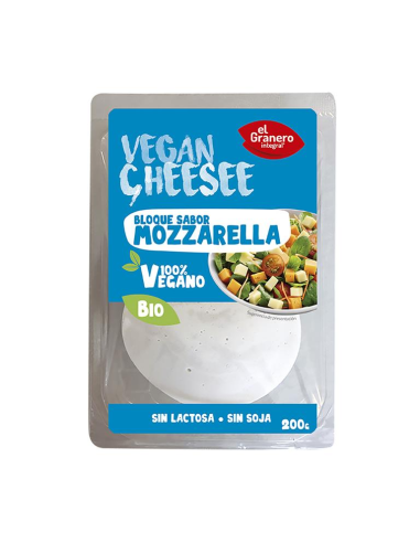 Vegan Bloque Especial Pizza Bio, 200 G de El Granero Integral