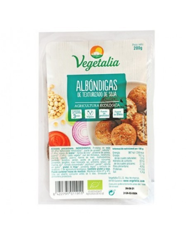 Albóndigas De Texturizado De Soja Bio, 200 G de Vegetalia