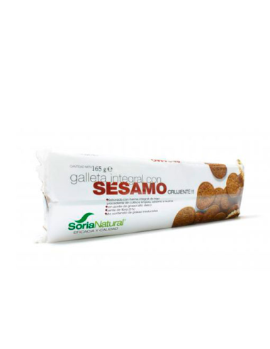 Pacote de 2 Biscoitos de Gergelim 160 Gr. de Alecosor Soria Natural