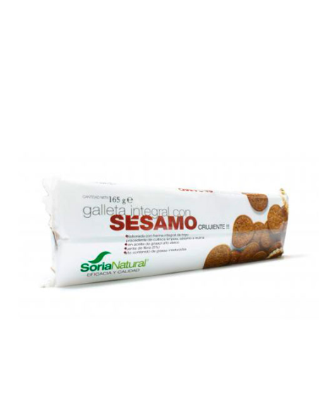 Pacote de 2 Biscoitos de Gergelim 160 Gr. de Alecosor Soria Natural