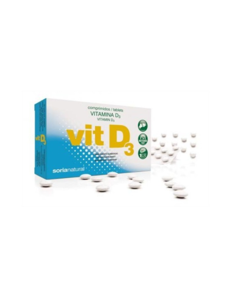 Pack de 2 ud Retard Vitamina D3 48 Comprimidos de Soria Natu
