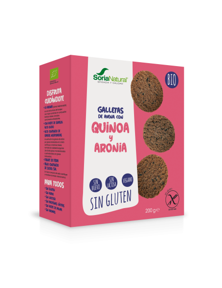 Pack 3X2 Galletas De Avena Con Quinoa Y Aronia Bio Alecosor Soria Natural