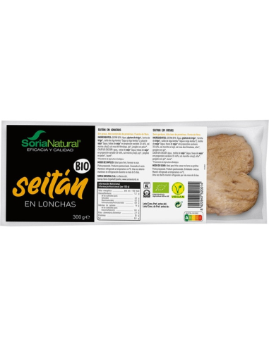 Pacote 3X2 Fatias Seitan 300 Grs. Alecosor Soria Natural