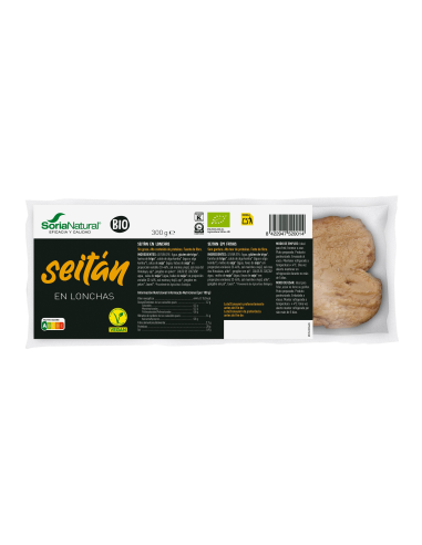 Pacote de 2 Fatias de Seitan 300 Grs. de Alecosor Soria Natural