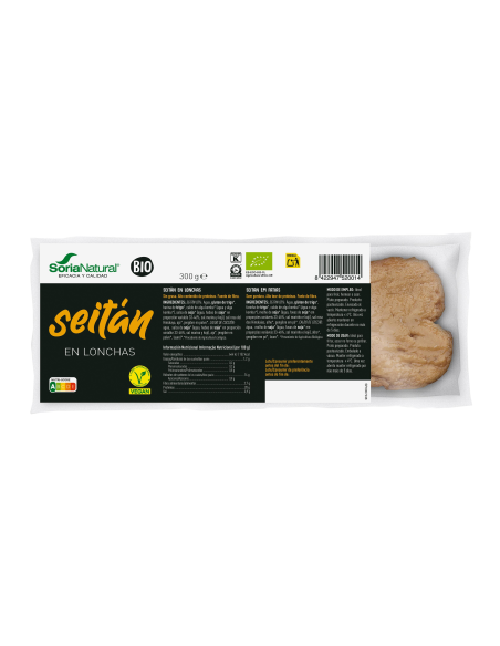 Pacote de 2 Fatias de Seitan 300 Grs. de Alecosor Soria Natural