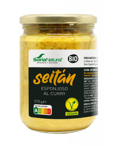 Pack 3X2 Seitan Esponjoso Al Curry Alecosor Soria Natural