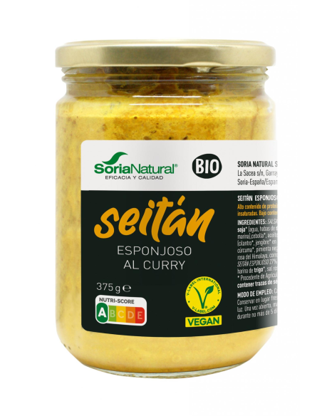 Pack 3X2 Seitan Esponjoso Al Curry Alecosor Soria Natural