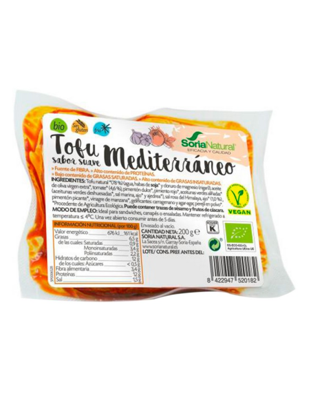 Pack de 2 ud Tofu Mediterraneo Sabor Suave de Alecosor Soria Natural