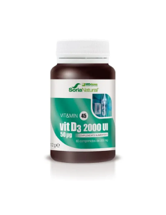 Pacote de 2 Vit D3 2000Ui 60Comp. de Mgdose