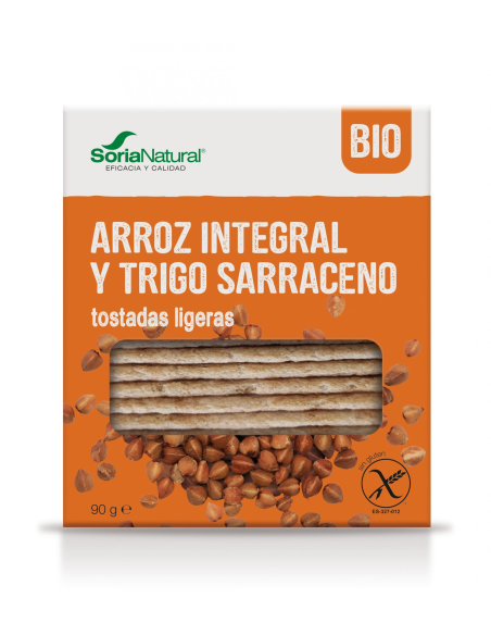 Pack de 2 ud Tostadas De Arroz Y Trigo Sarraceno de Alecosor Soria Natural