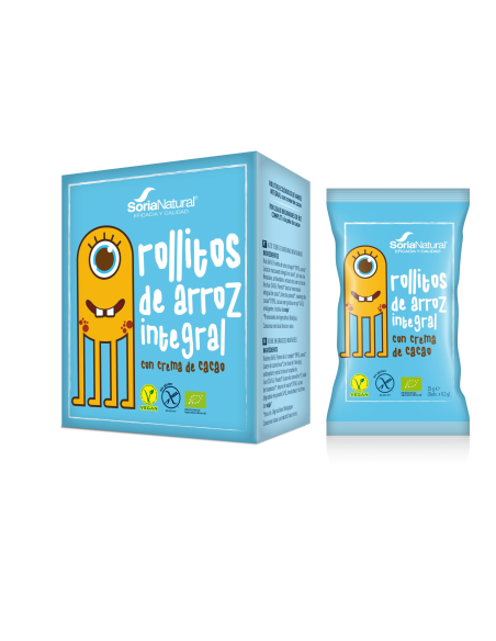 Pack 3X2 Rollitos De Arroz Cacao 4 Udes. Alecosor Soria Natural