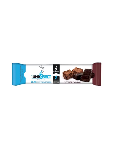 Embalagem 3x2 Linha Sbelt Brownie Container de 24 barras de 35 g. cada um. por Novadiet