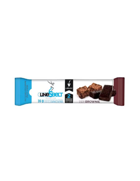 Embalagem 3x2 Linha Sbelt Brownie Container de 24 barras de 35 g. cada um. por Novadiet