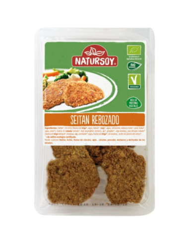 Seitán rebozado en filetes: sabor vegano irresistible