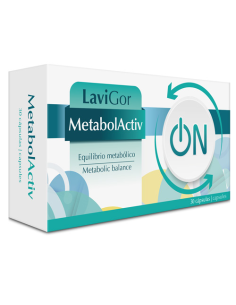 Metabol Activ Lavigor 30 Cápsulas  Energía y Bienestar Natural