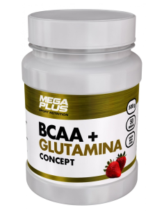 BCAA + GLUT Concept 500g Fresa | Energía y Recuperación Ideal