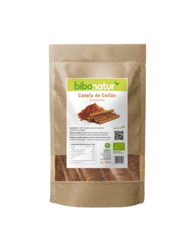 Canela Ceylan En Polvo Eco 150 Grm de Bibonatur