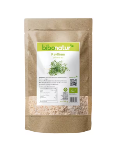 Psyllium En Copos Bio  200 Grm de Bibonatur
