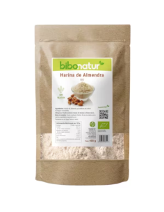 Harina de Almendra Bio Sin Gluten 400 g - Bibonatur