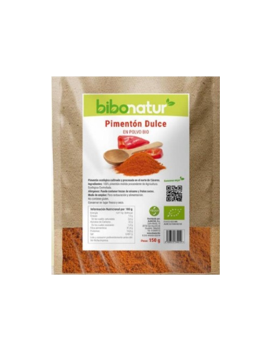 Pimentón Dulce Salero Bio 100g | Calidad Natural Bibonatur