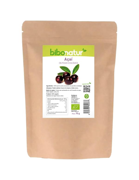 Acai Polvo Bio 70Gr de Bibonatur