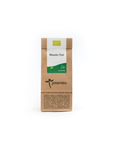 Masala Chai Bio 10 Pir.  Bolsa Kraft 10 Pirámides de Josenea