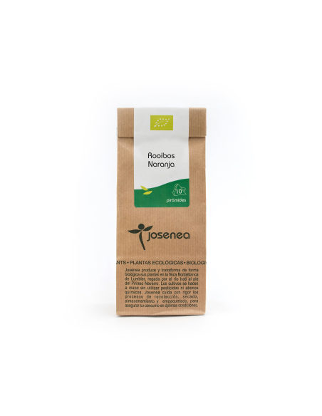 Rooibos Naranja Bio 10 Pirámides Josenea Bolsa Kraft