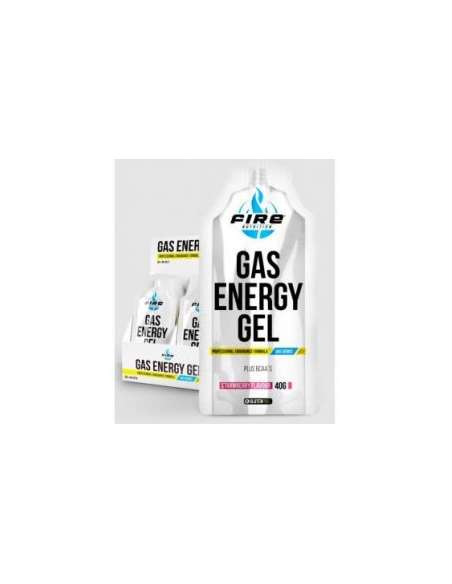 Gas Energy Gel Fresa Fire Nutrition 20 Ud. Sin Gluten