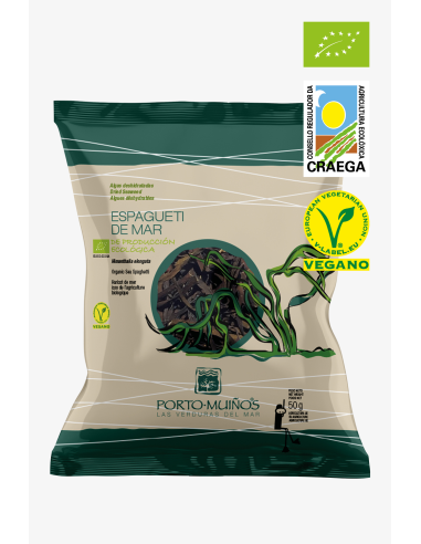 Espagueti de Mar Ecológico Porto-Muiños 50g - Alga Natural